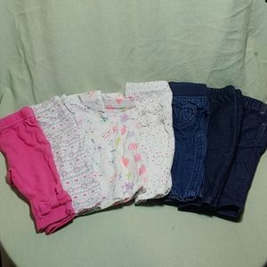 21 piece 3 month Baby Girl Pants